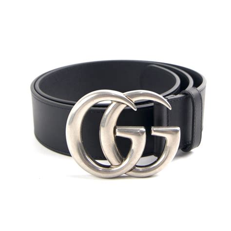 black gucci belt for sale|black and silver Gucci belt.